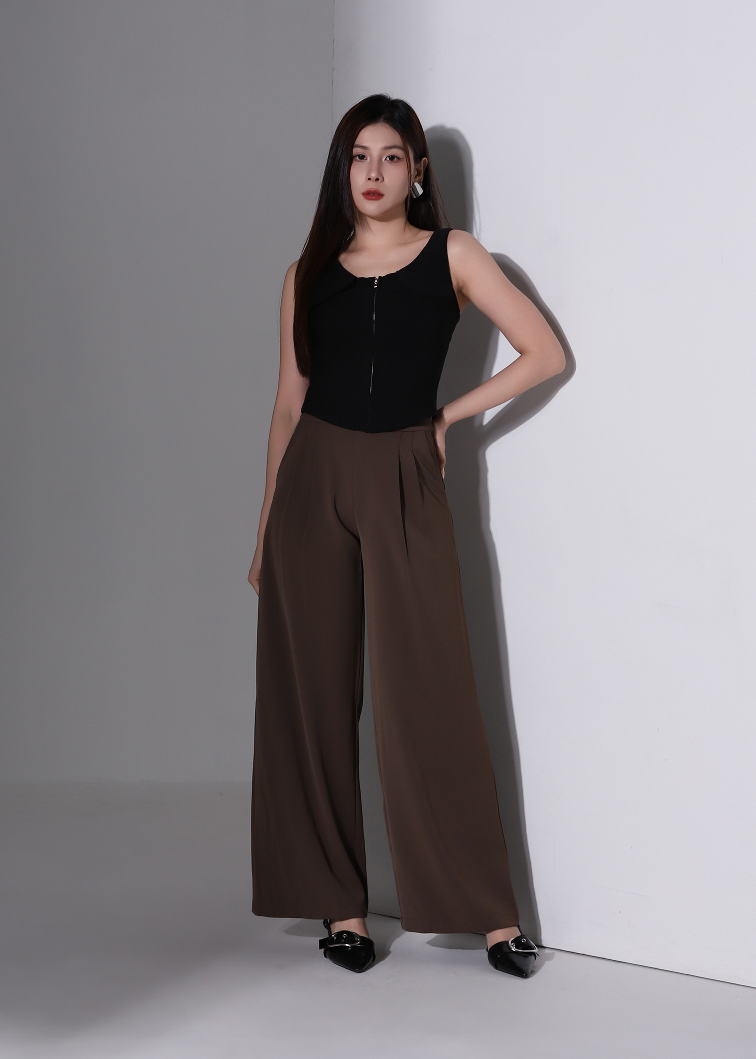 French Pleats Pants AC117