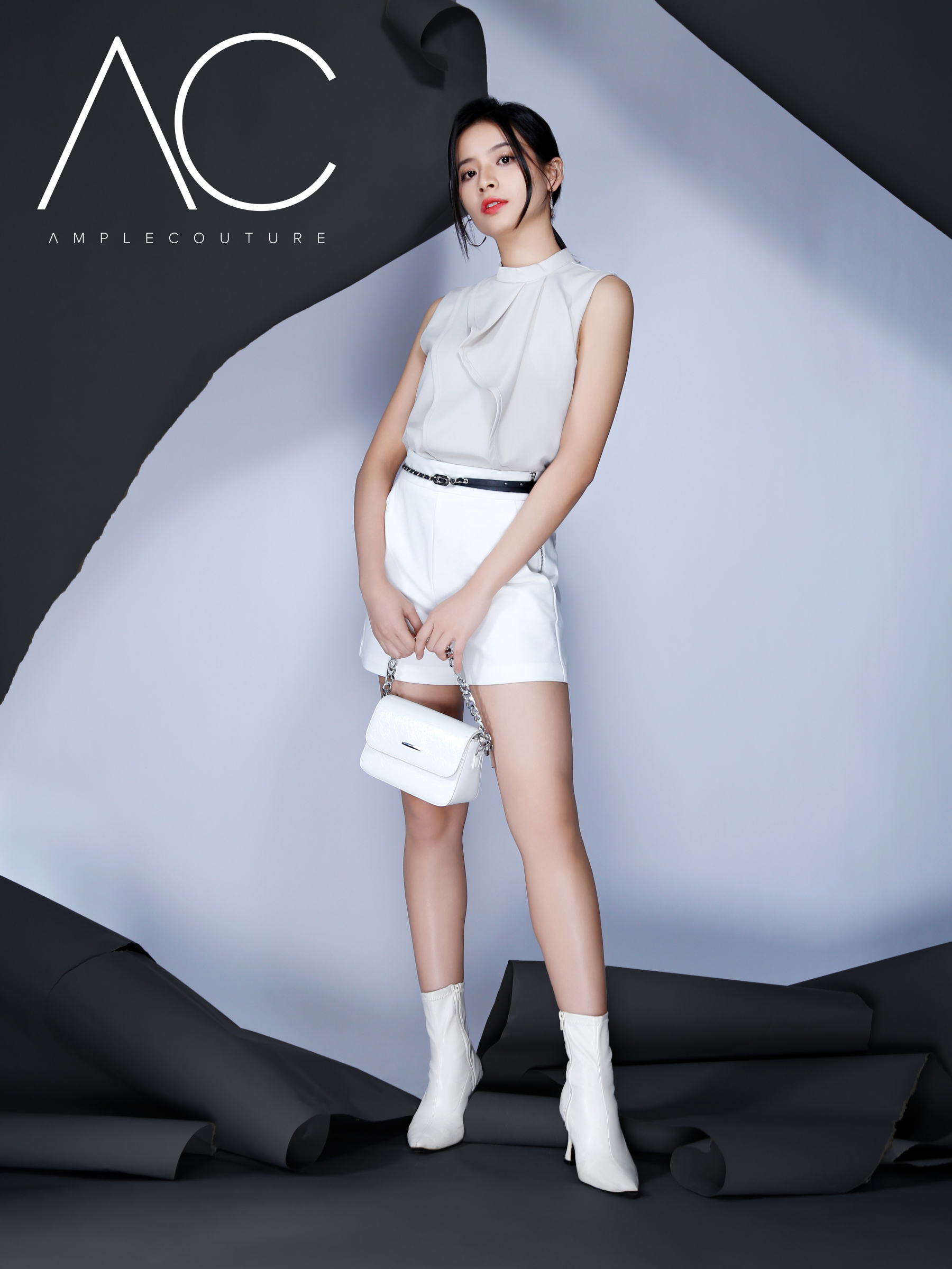 Sleeveless Wrap Top AC133