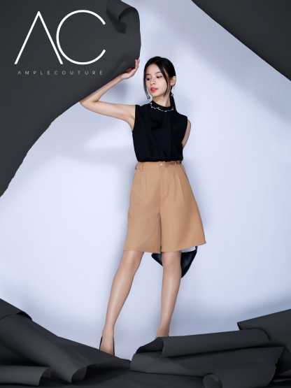 Sleeveless Wrap Top AC133