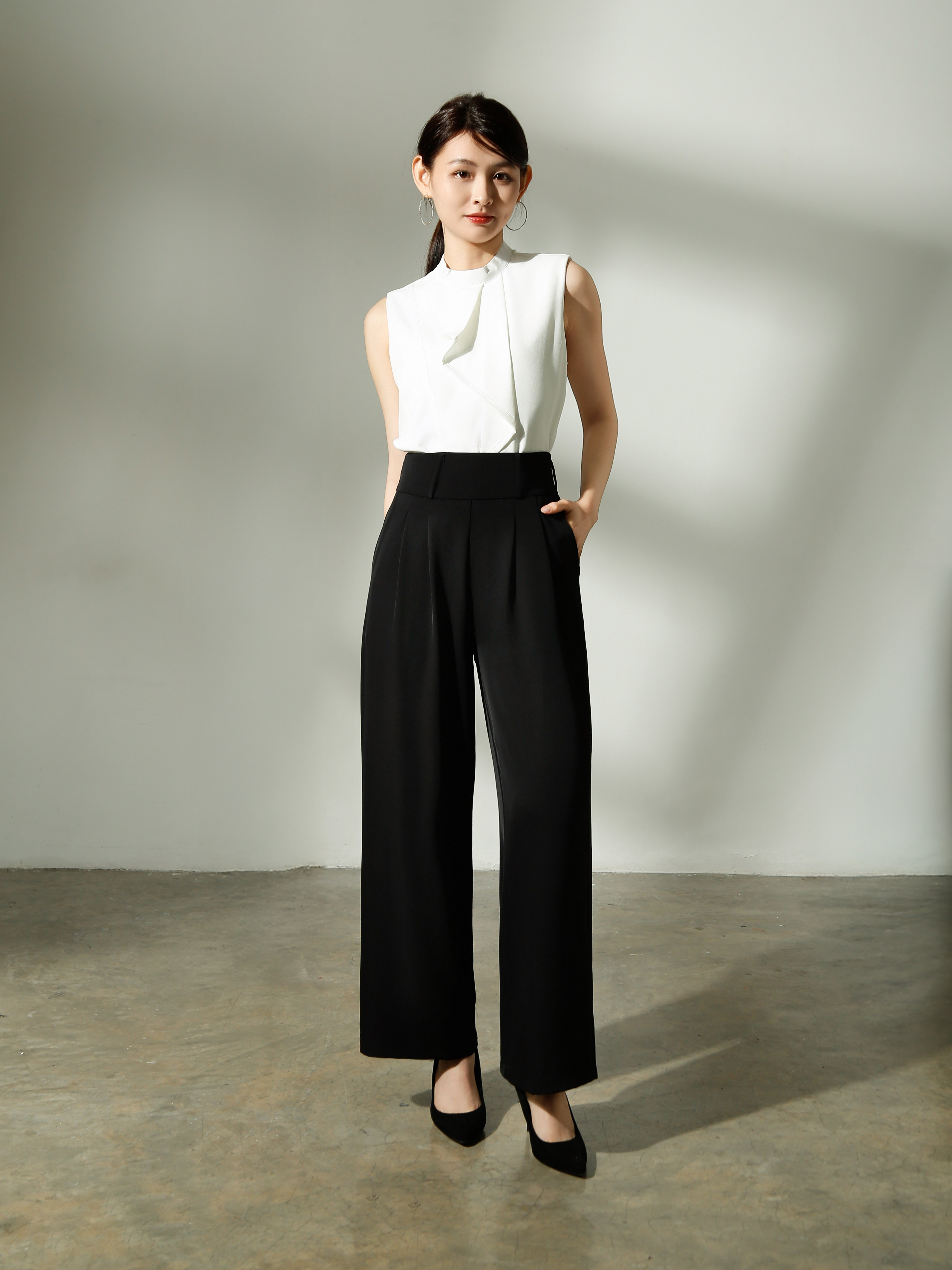 High Waist Formal Long Pants AC031