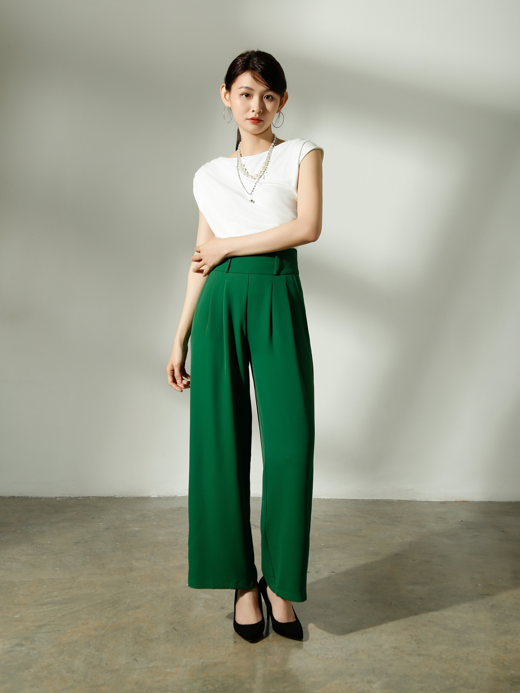 High Waist Formal Long Pants AC031