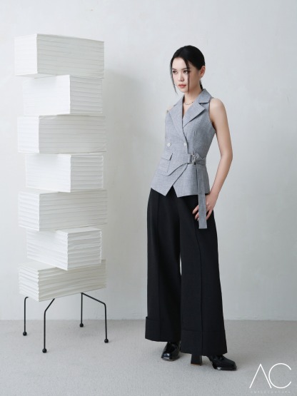 Wide Leg Long Pants AC570