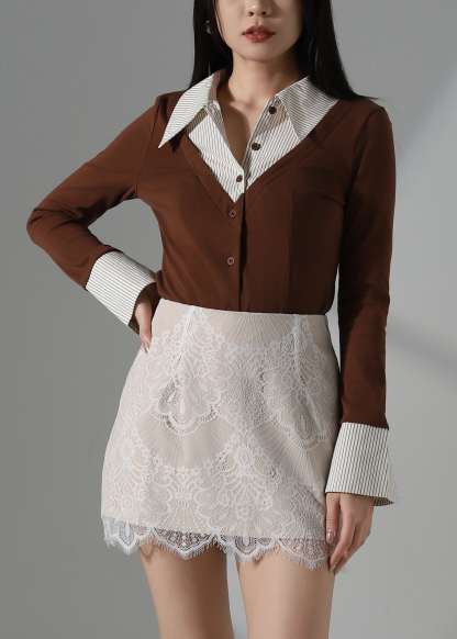 Fake Two Piece Top AC147