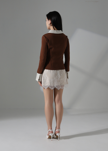 Fake Two Piece Top AC147