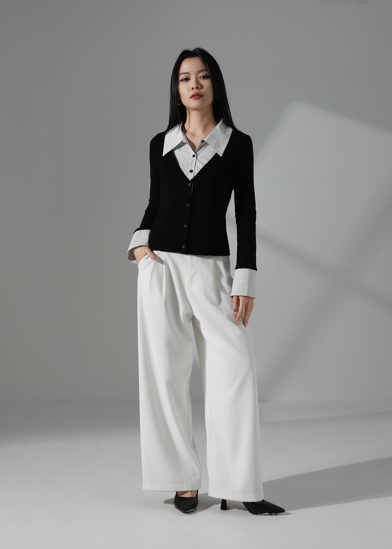 Fake Two Piece Top AC147