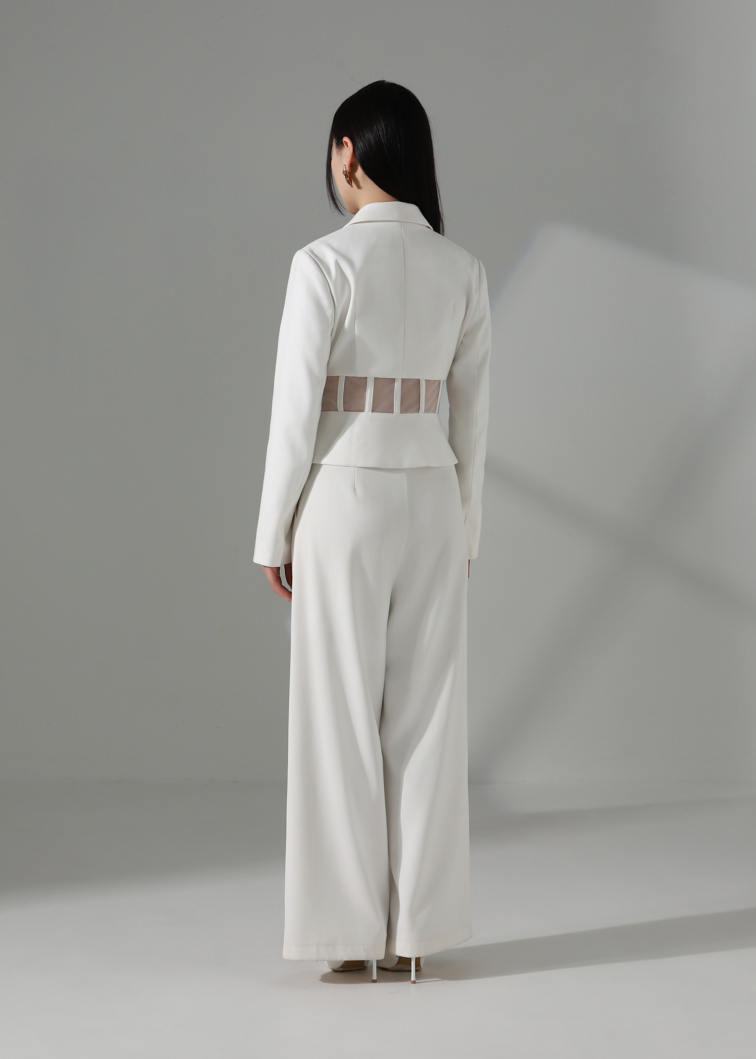 Mesh Waist Blazer AC156