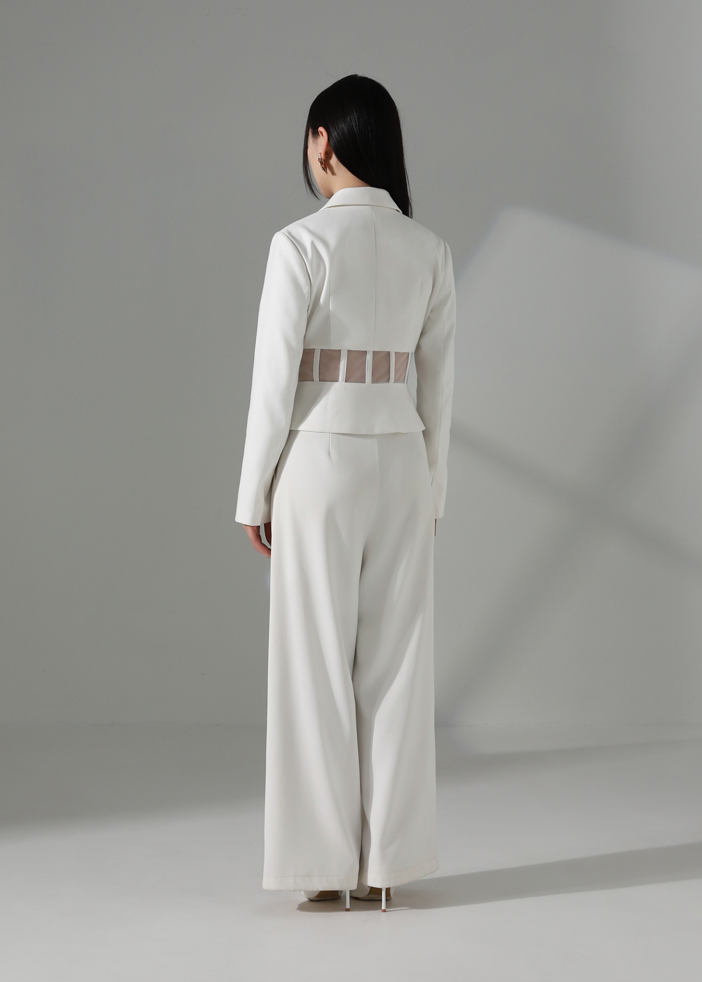 Mesh Waist Blazer AC156