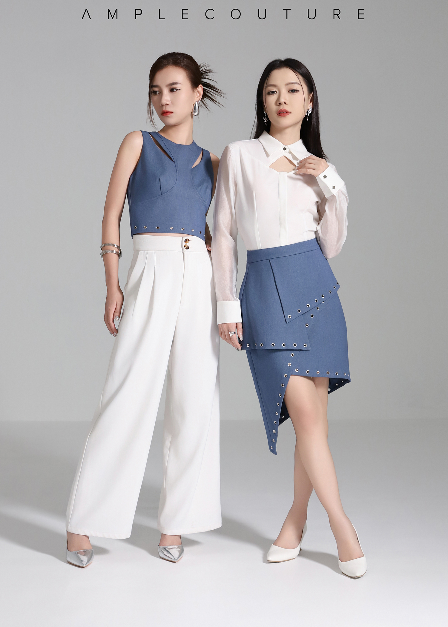 Cut Out Structured Top AC160