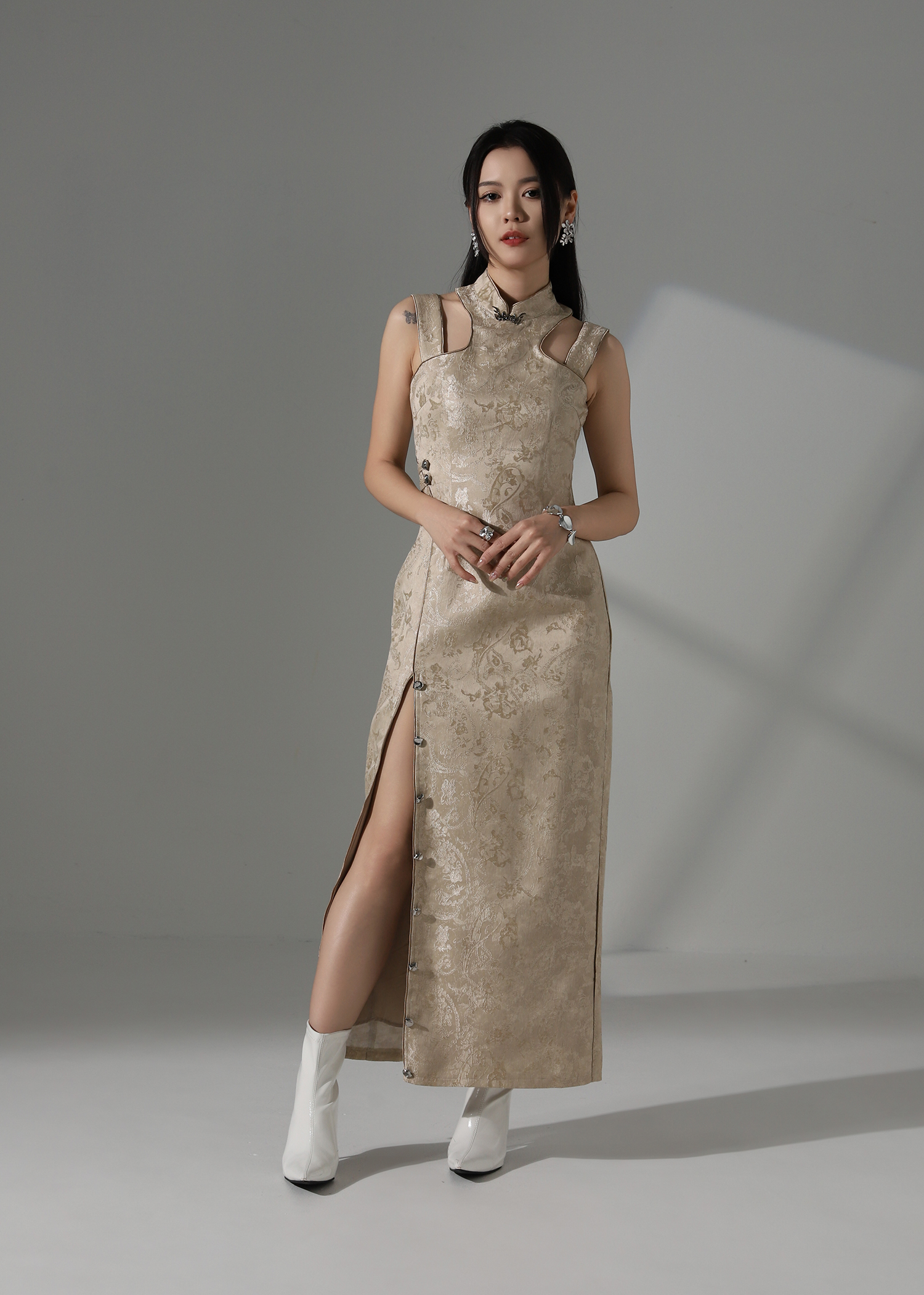 Elegant CNY Dress AC164