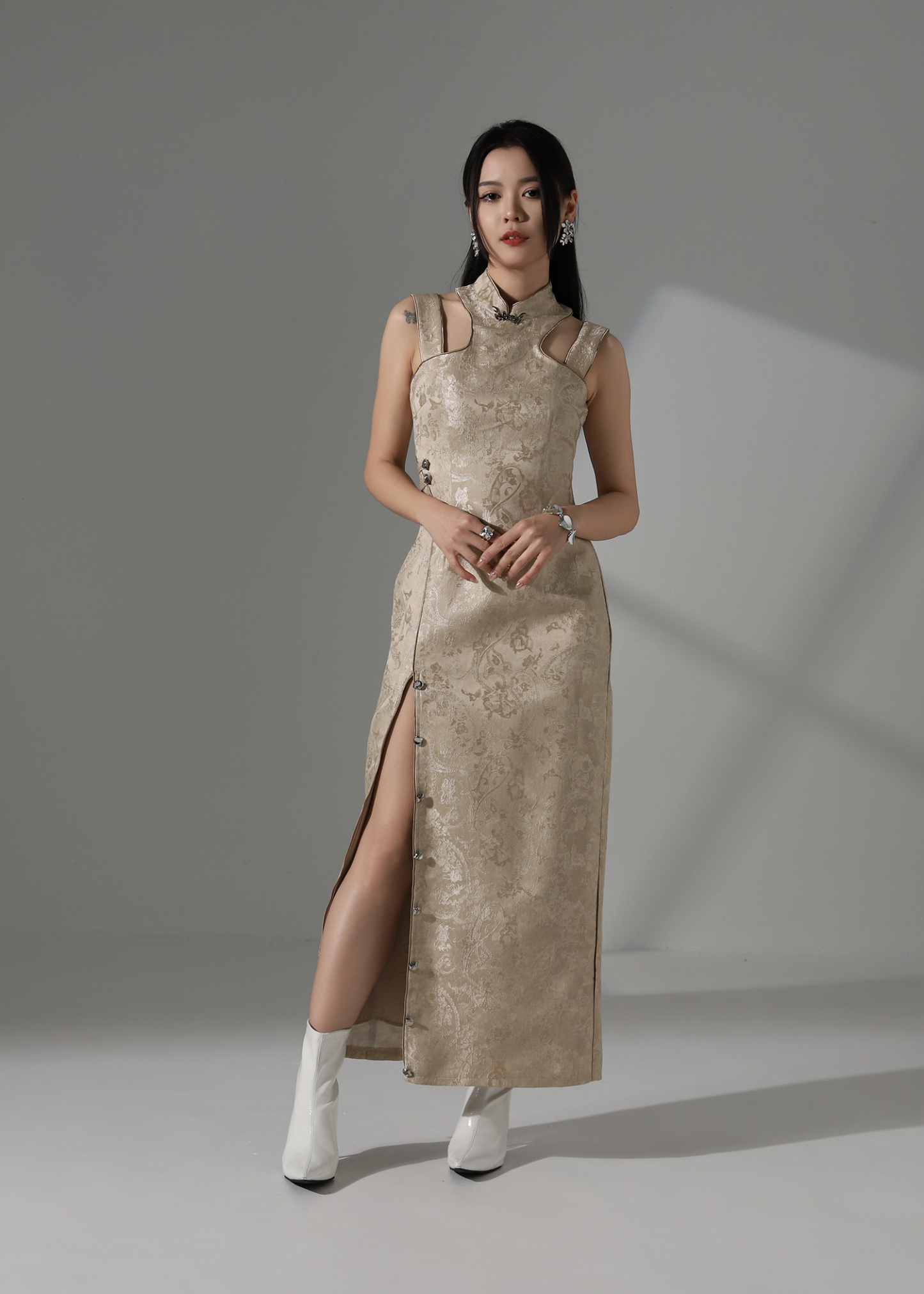Elegant CNY Dress AC164