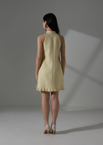 Halter Ruffles Dress AC172