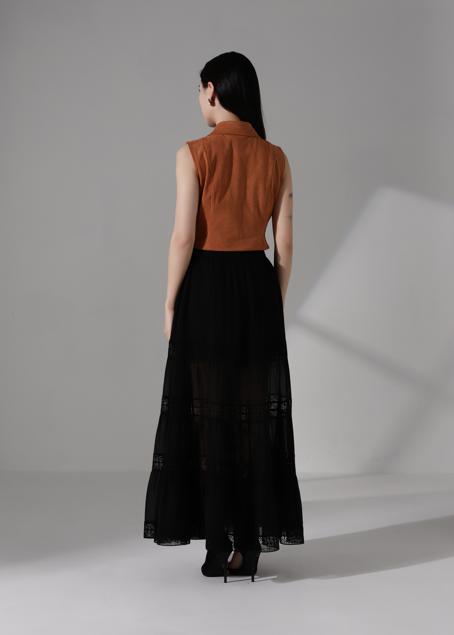 Elegant Suede Vest AC182