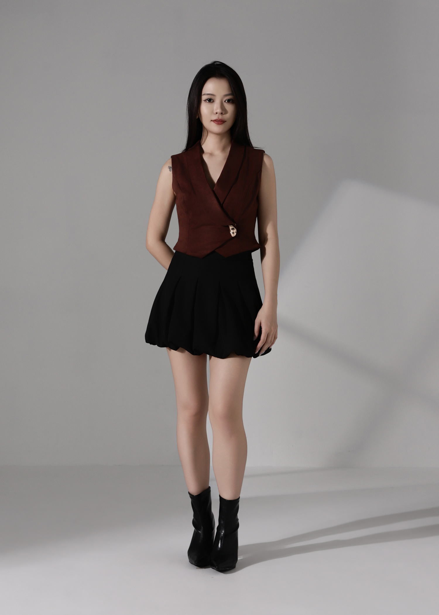 Elegant Suede Vest AC182