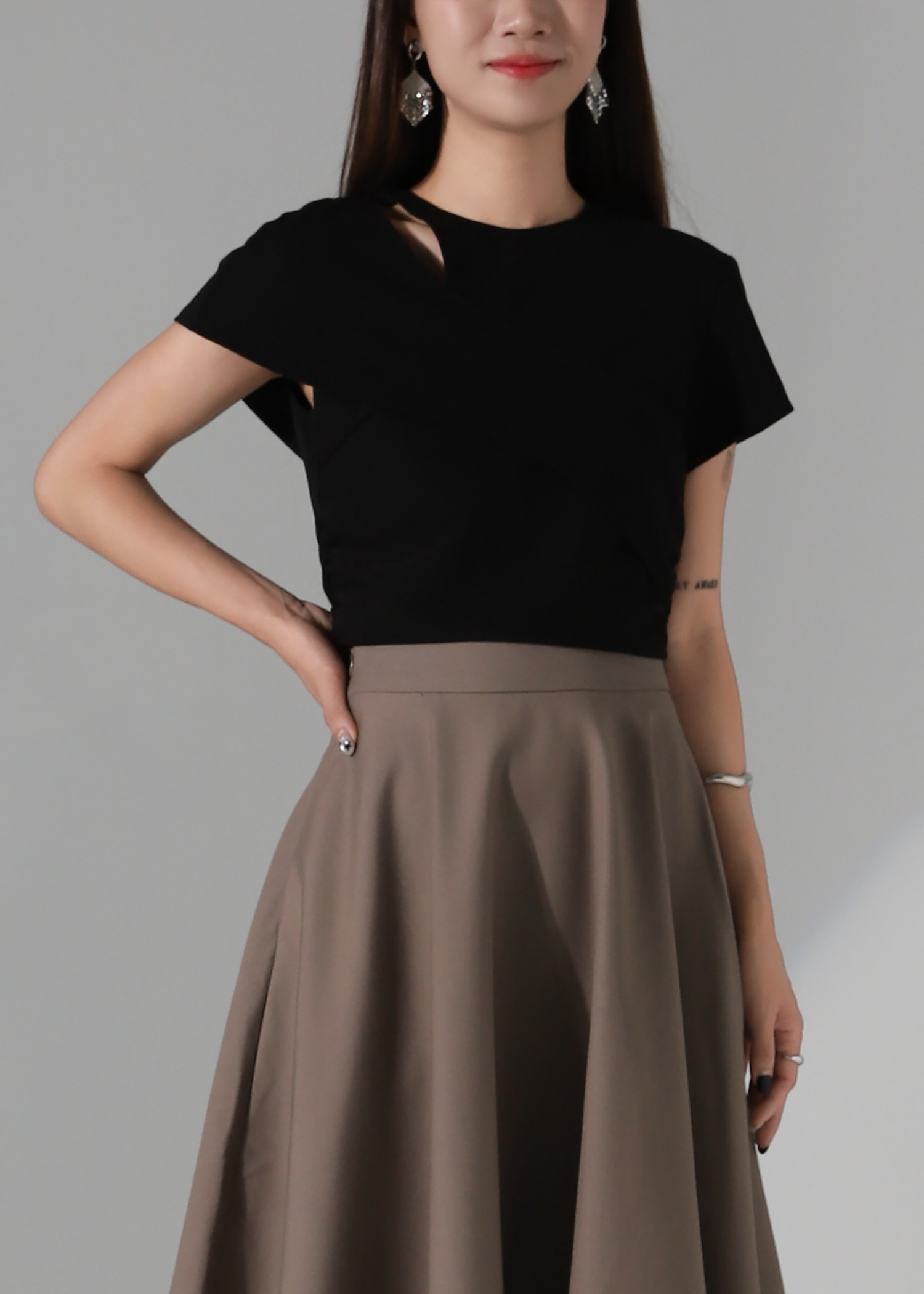 Sculpted Wrap Crop Top AC185