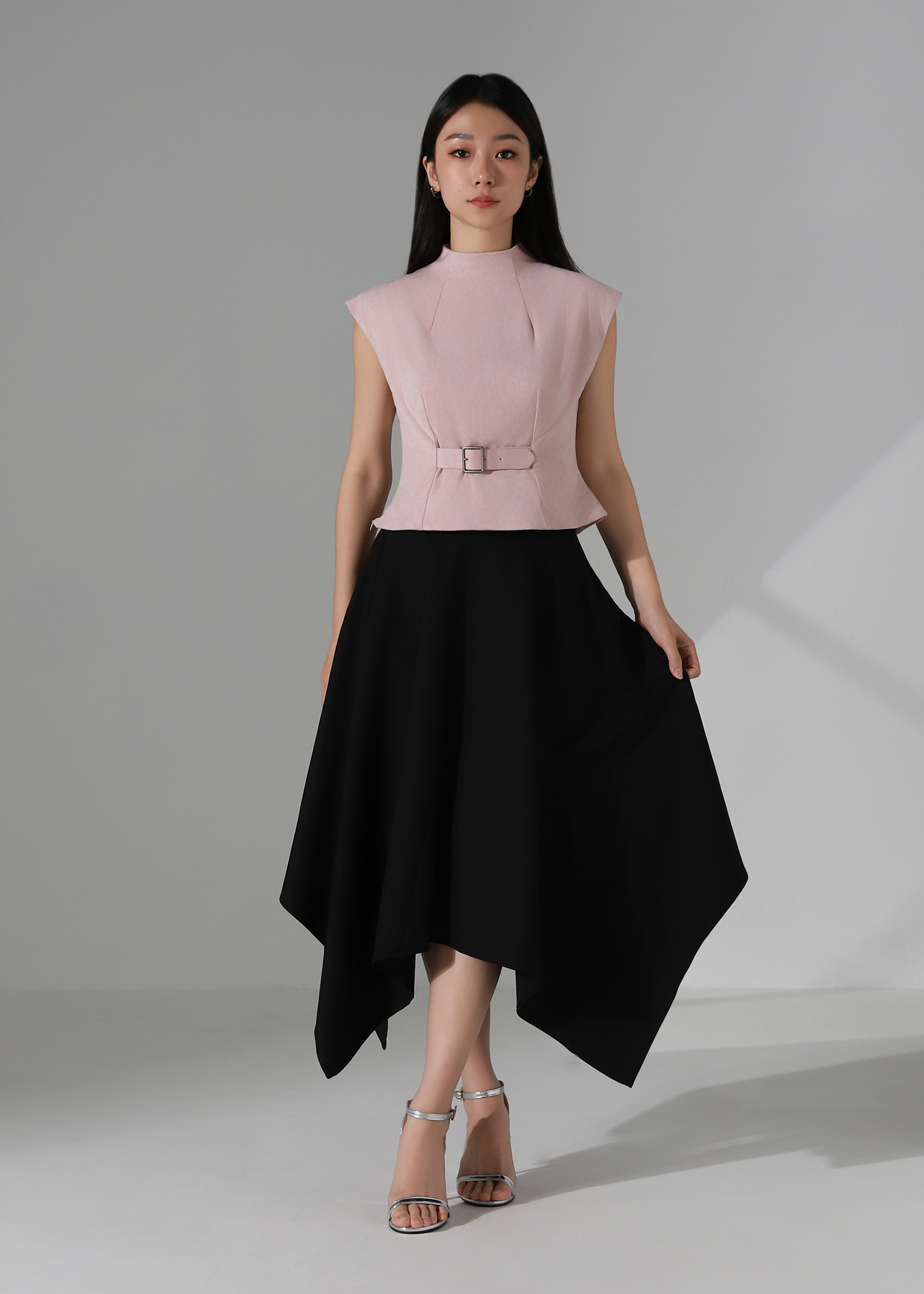 Belted Suede Top AC190