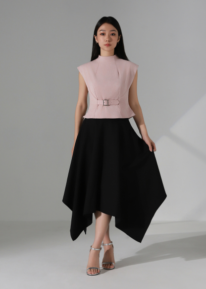 Belted Suede Top AC190