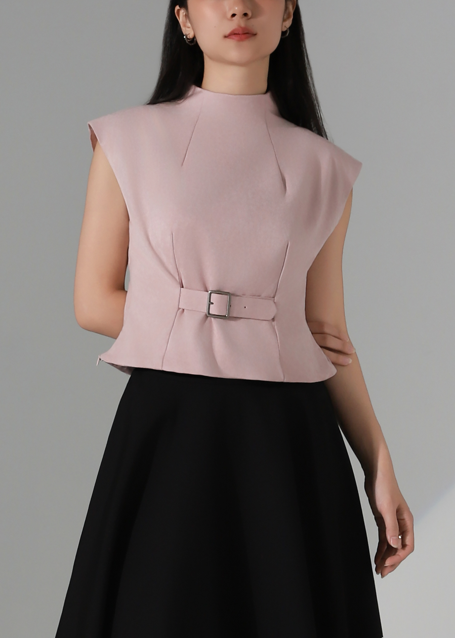 Belted Suede Top AC190