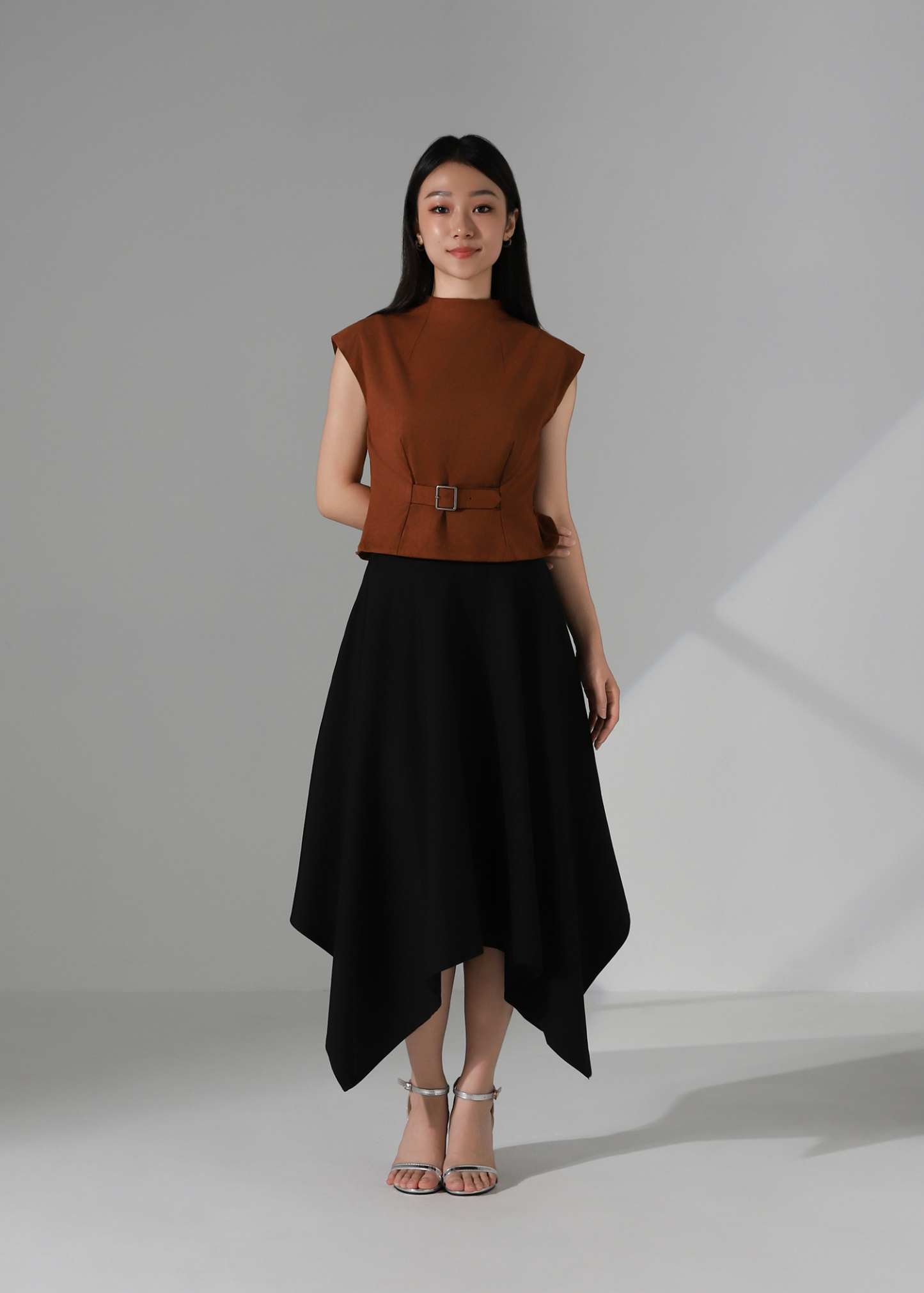 Belted Suede Top AC190