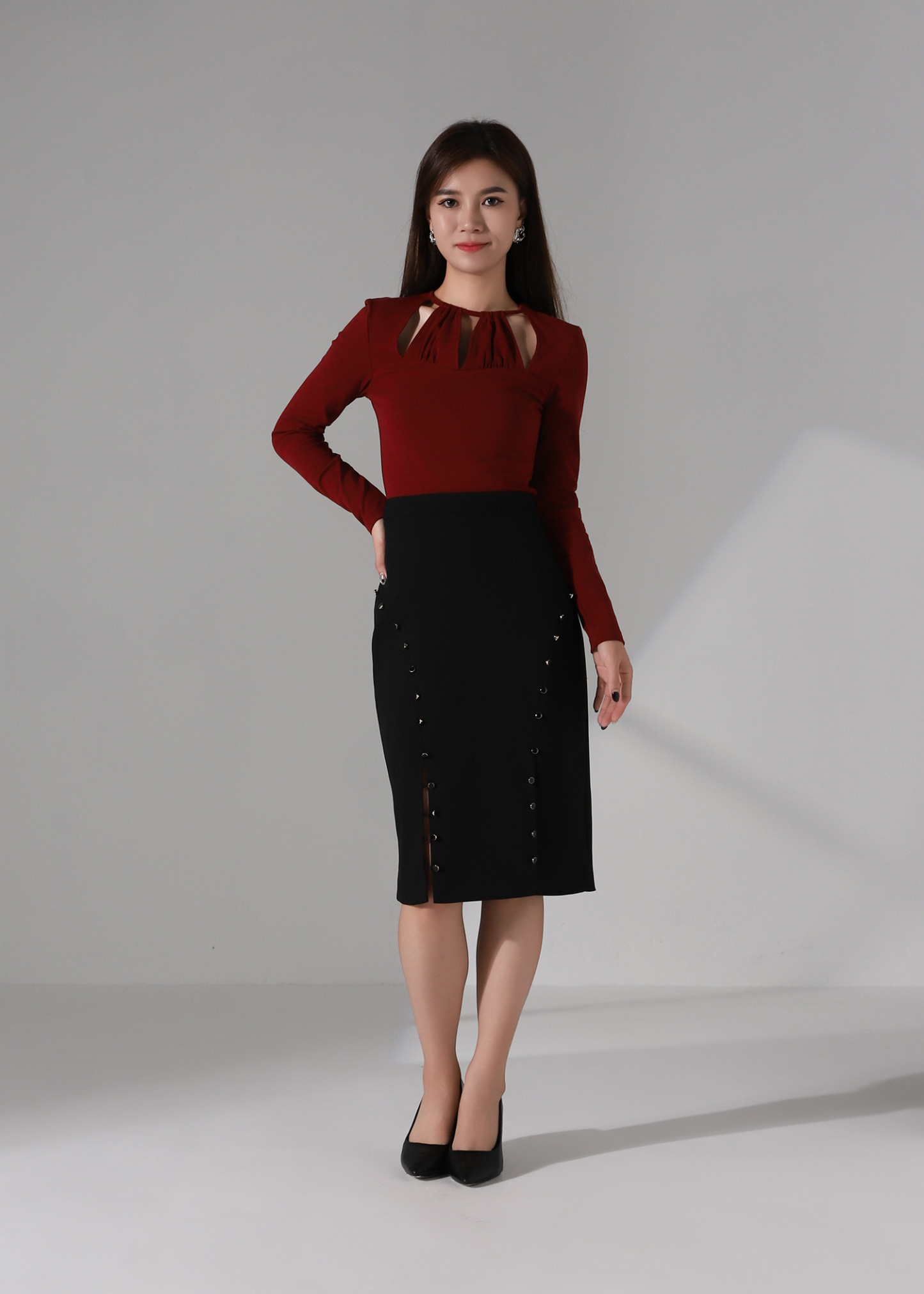 Long Sleeve Slim Fit Basic Top AC191