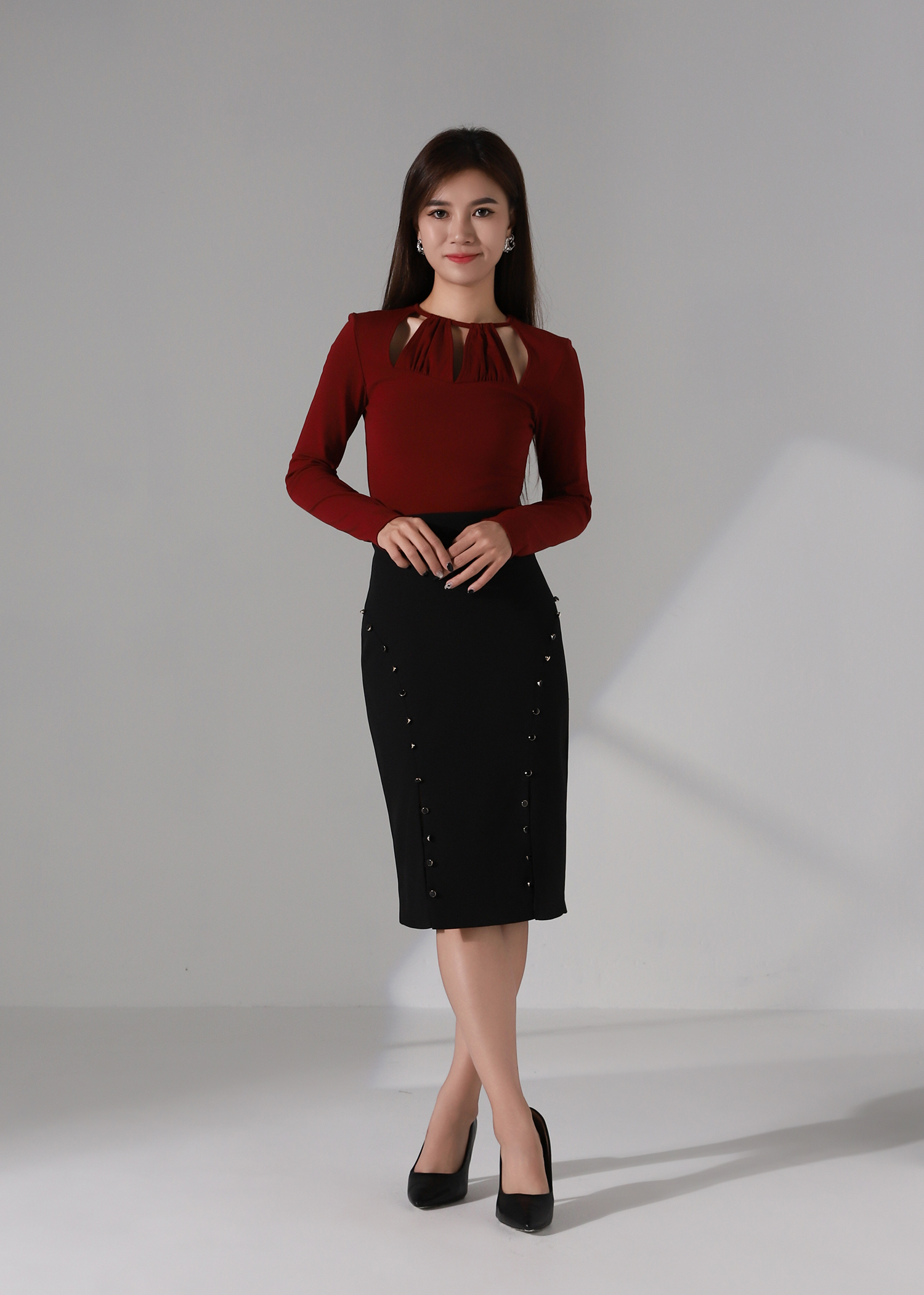 Long Sleeve Slim Fit Basic Top AC191