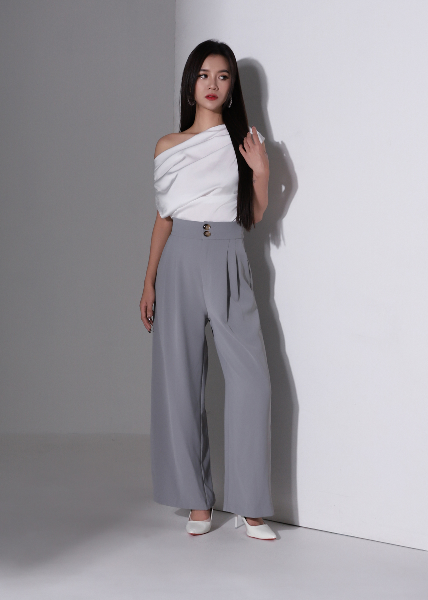 French Pleats Pants AC117