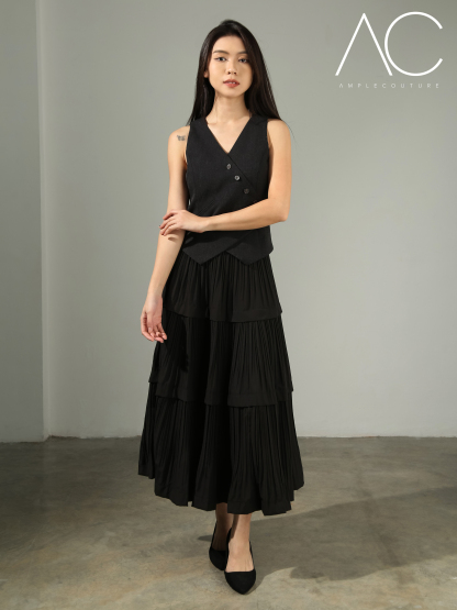 Sleeveless Sling Button Top AC208