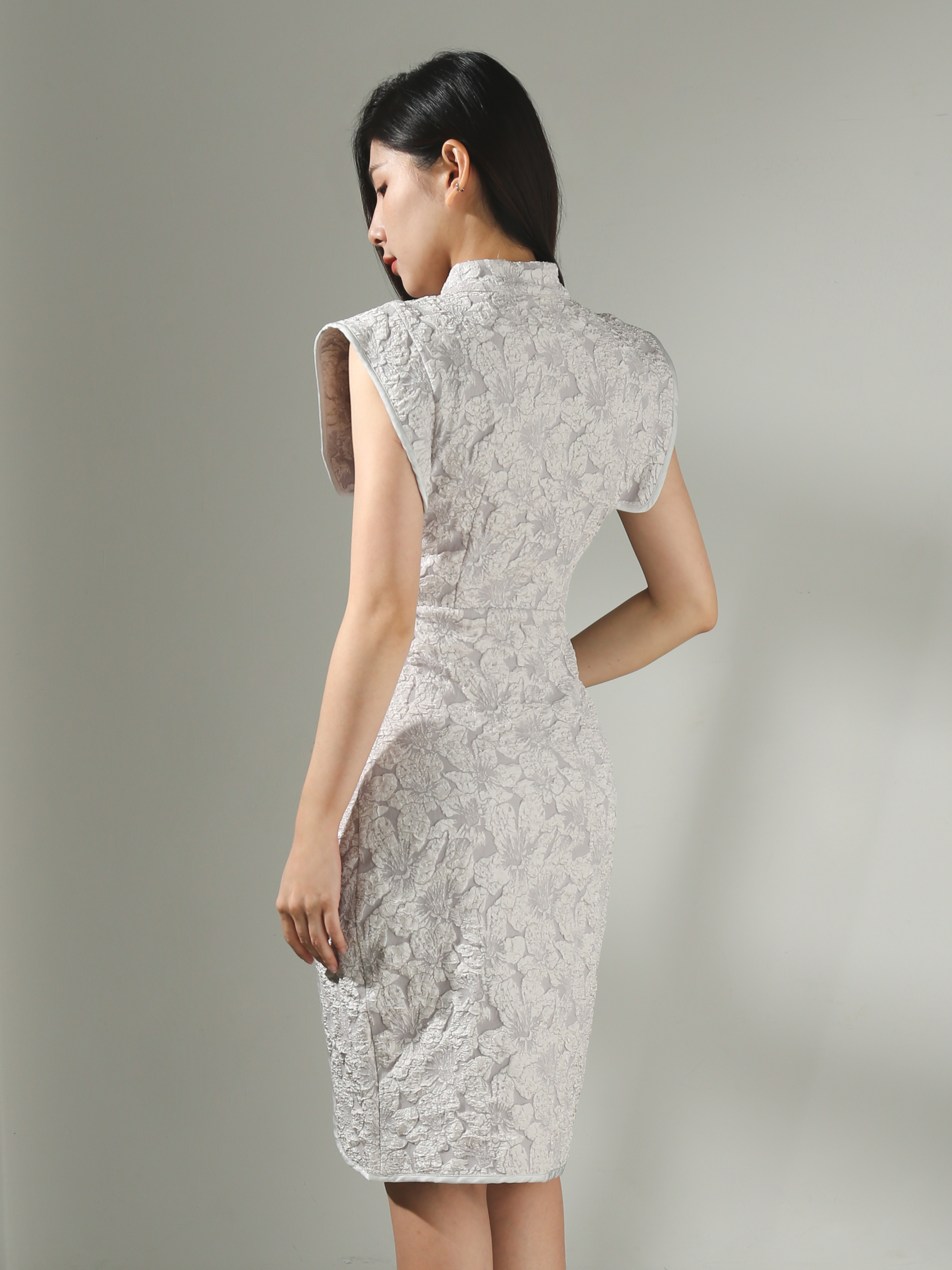 [PREORDER]Floral Cheongsam Dress Set AC413 (SPO)