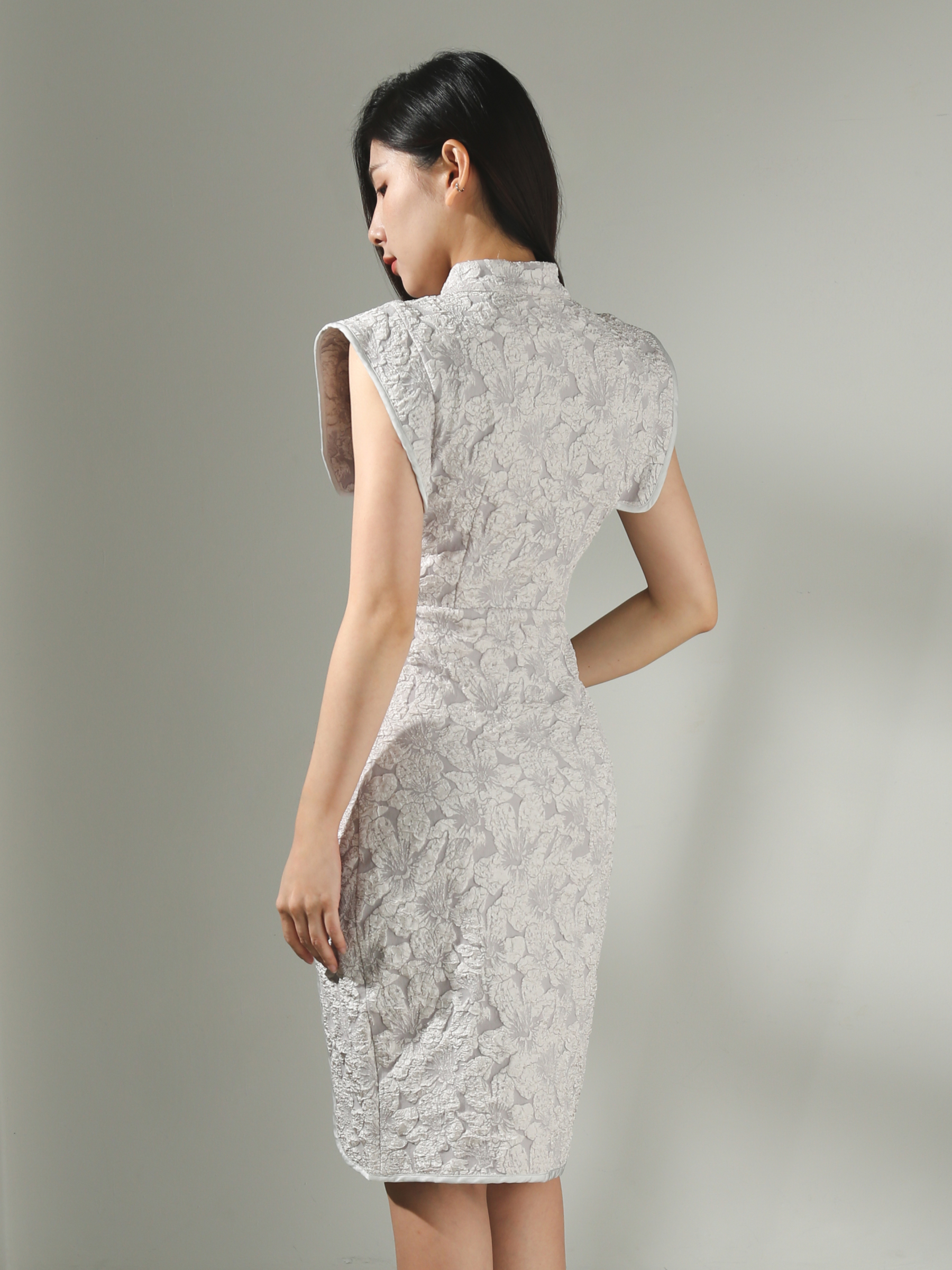 [PREORDER]Floral Cheongsam Dress Set AC413 (SPO)