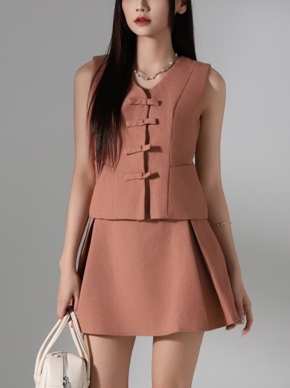 High Waist Back Zip Skirt Pants AC250