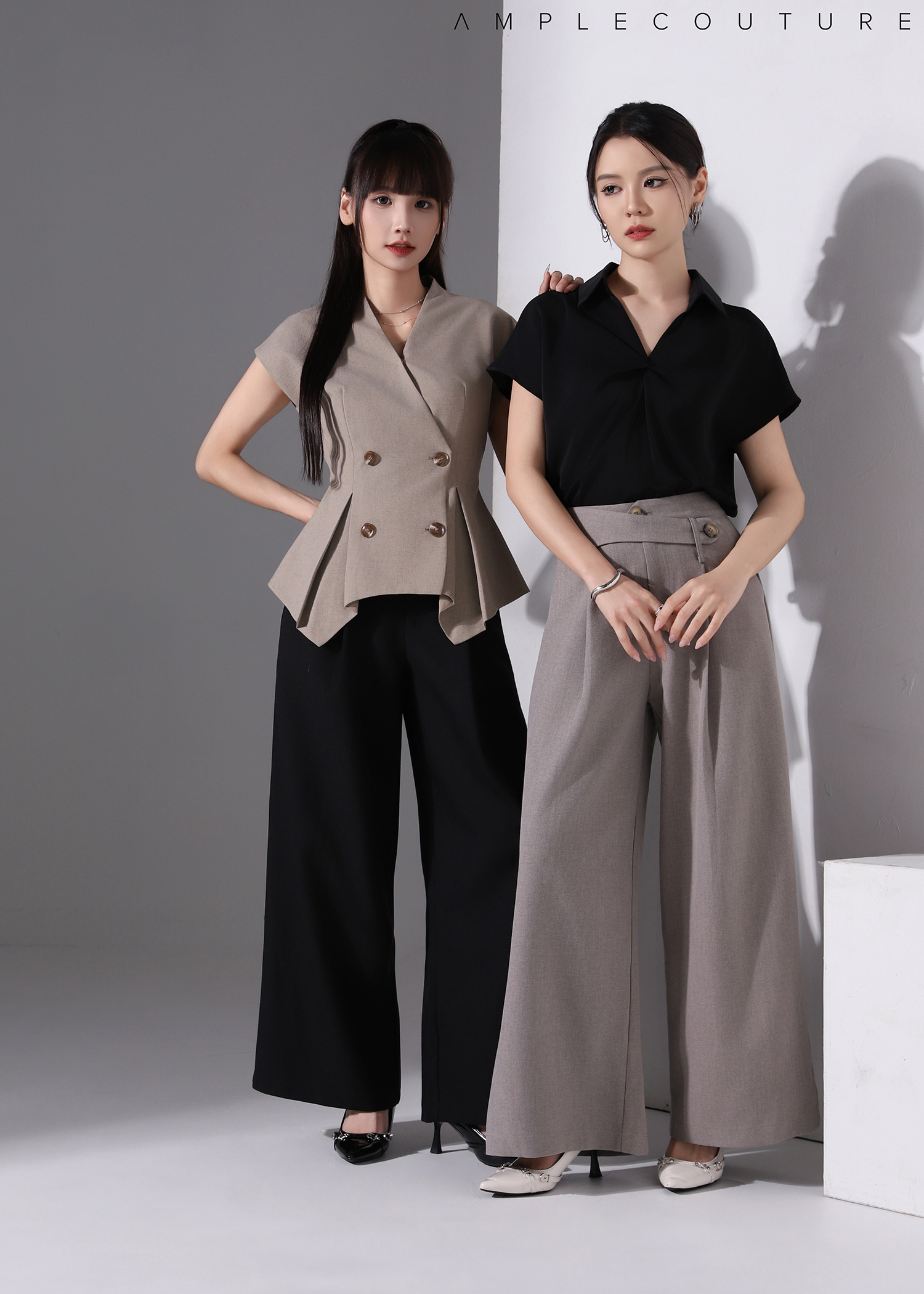 Double Button Vest Top AC261