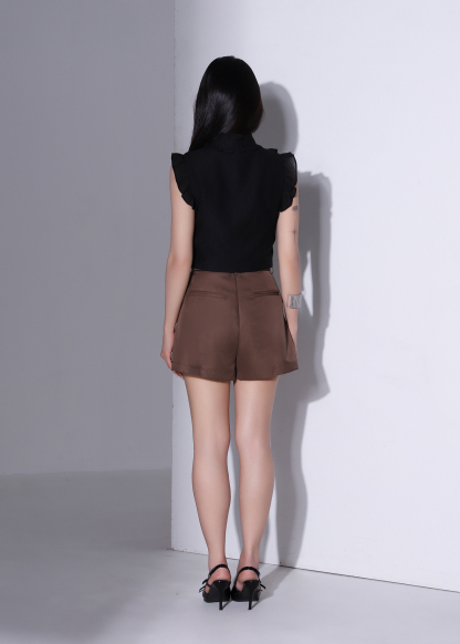 Elegant Ruffle Trim Blouse AC265