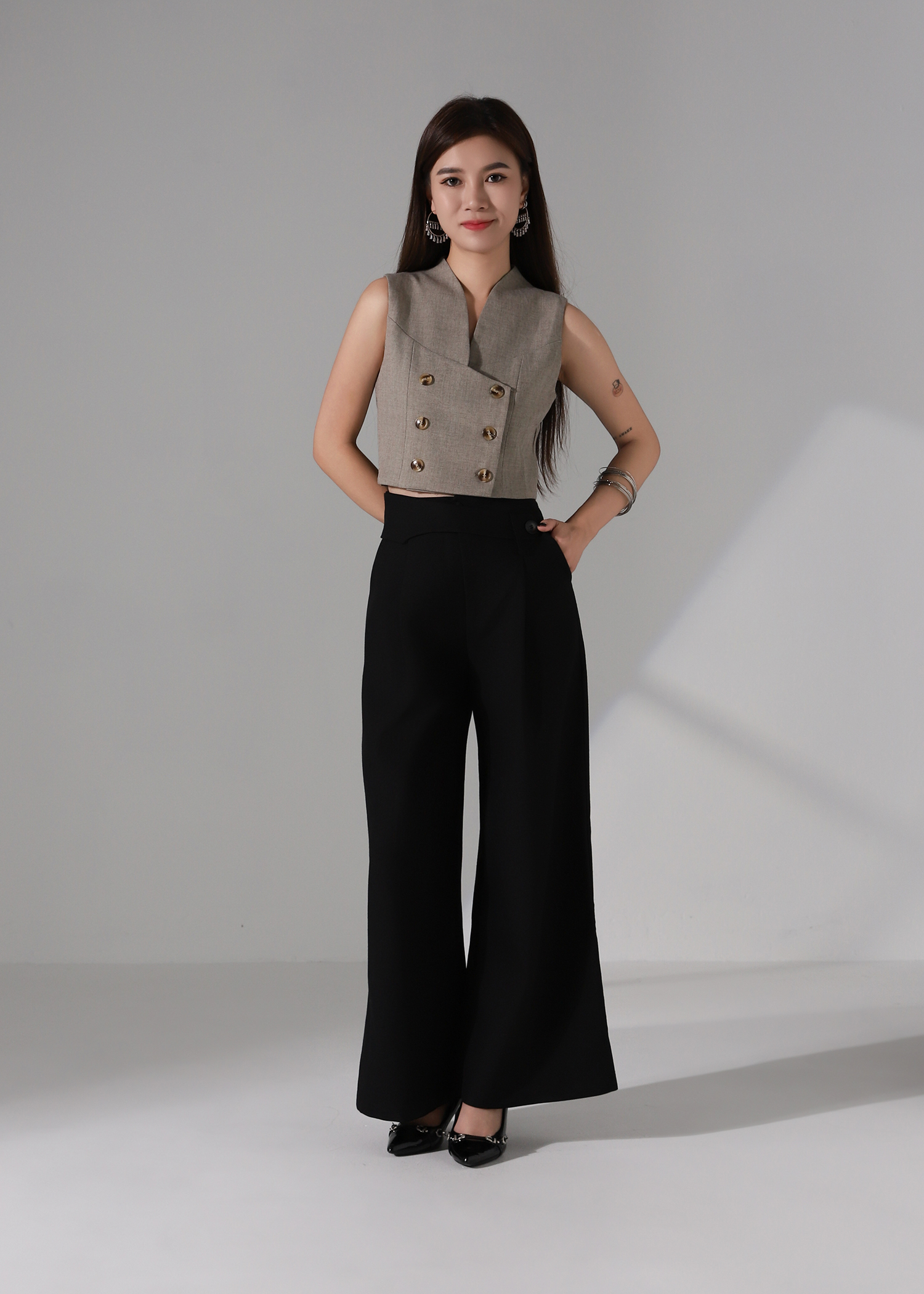 Daily Comfy Side Pocket Long Pants AC279