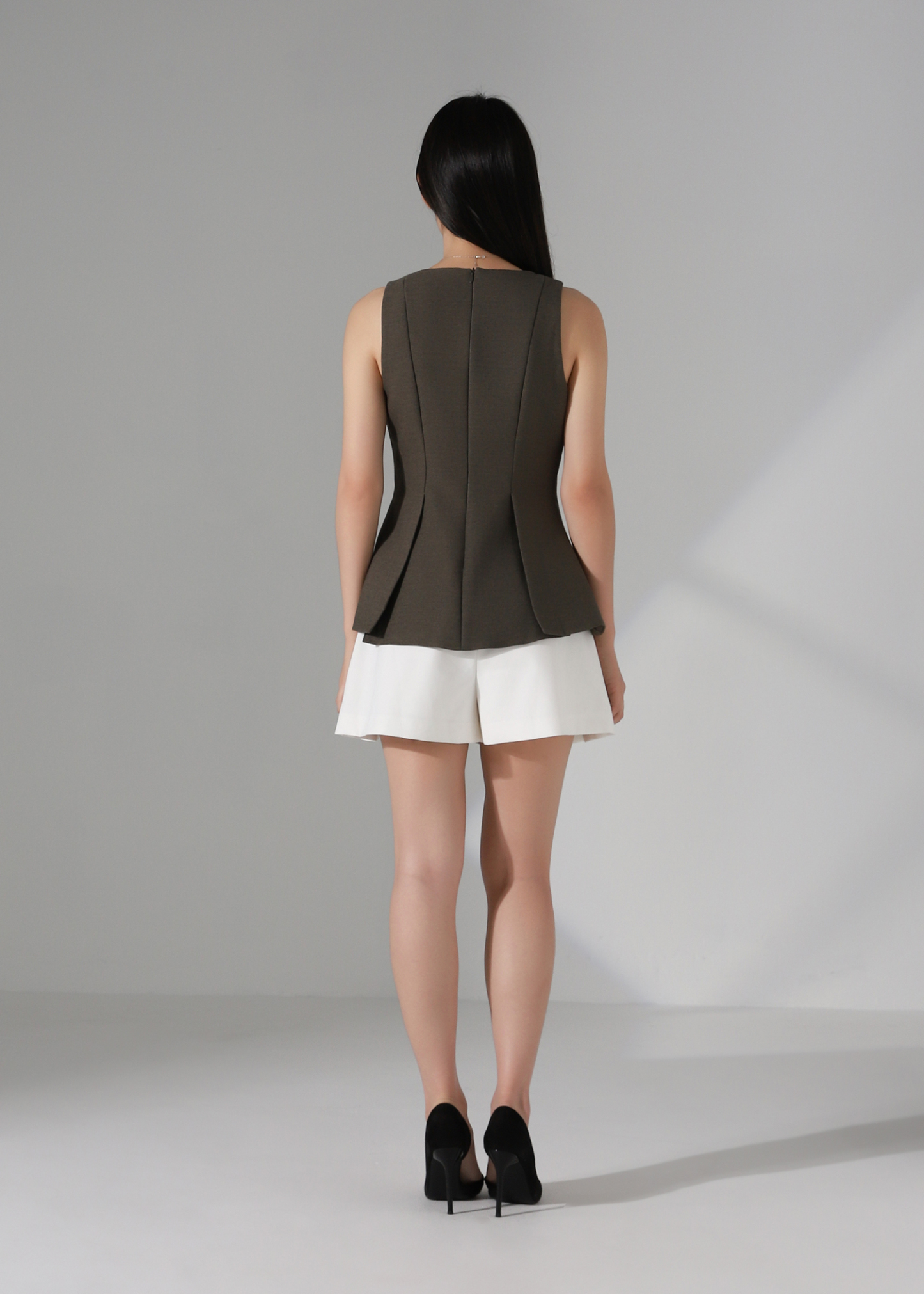 Sleevelesss Formal Wear With Split Top AC280