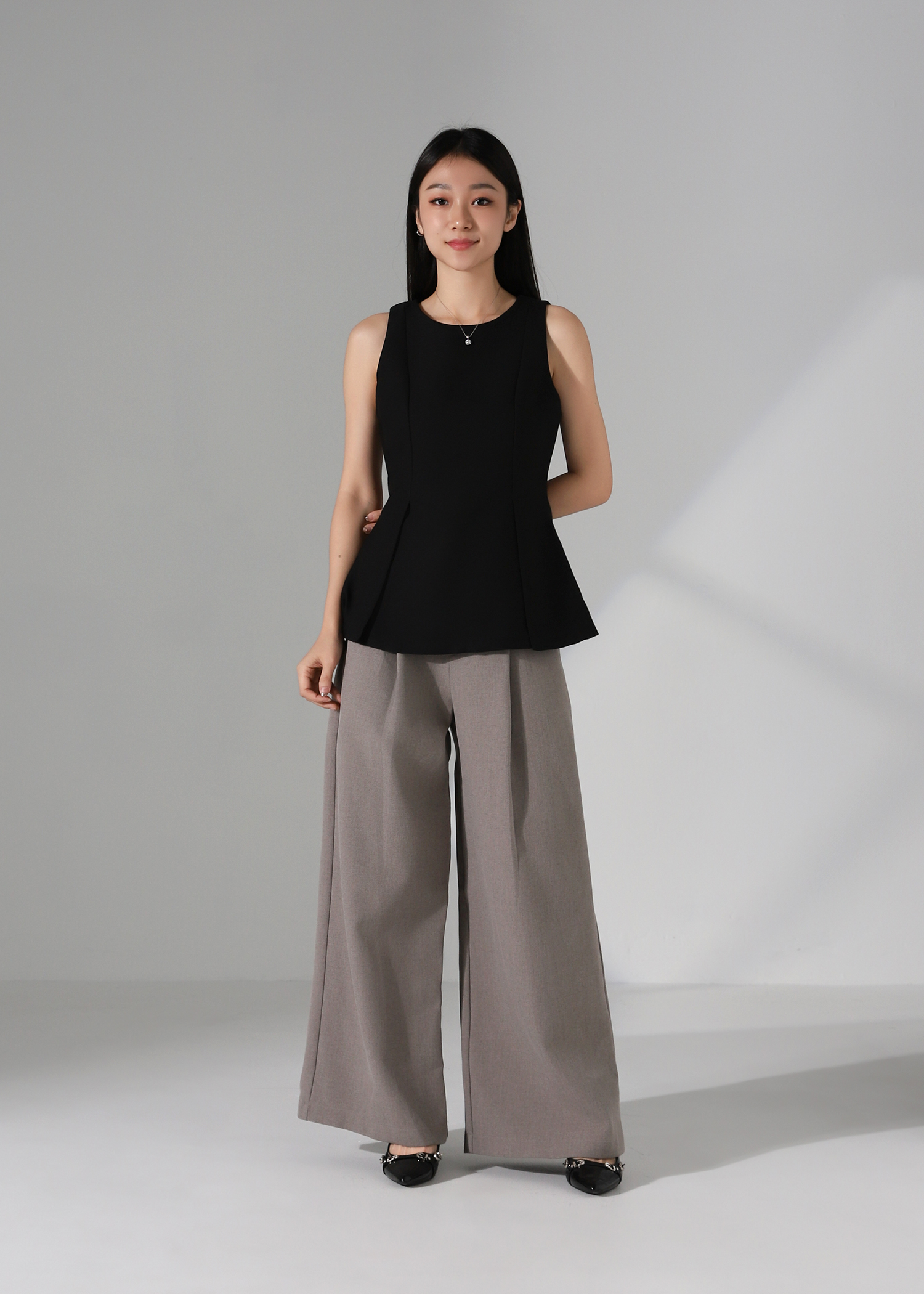 Sleevelesss Formal Wear With Split Top AC280