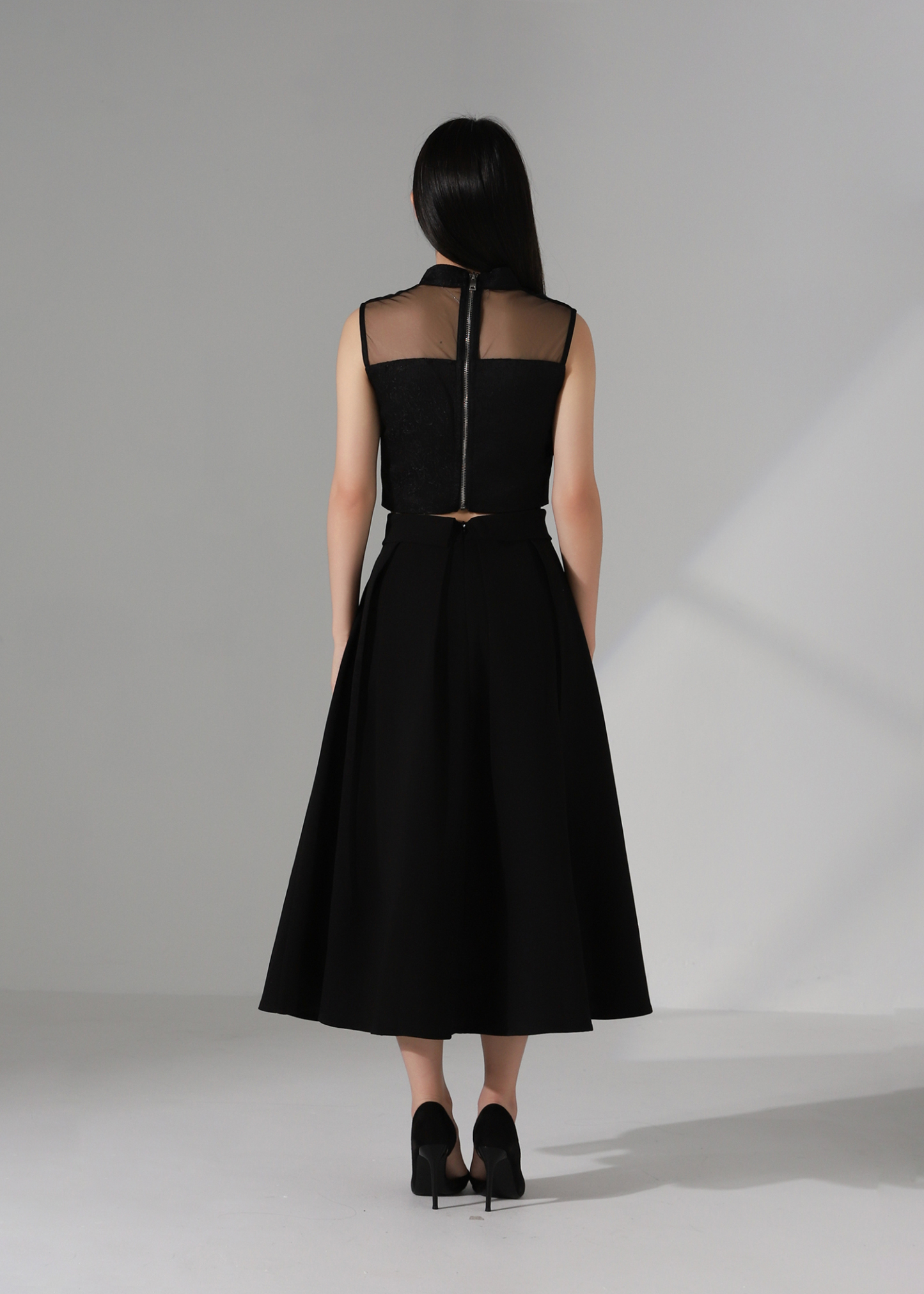High Waist Elegant Wear A Line Skirt AC281