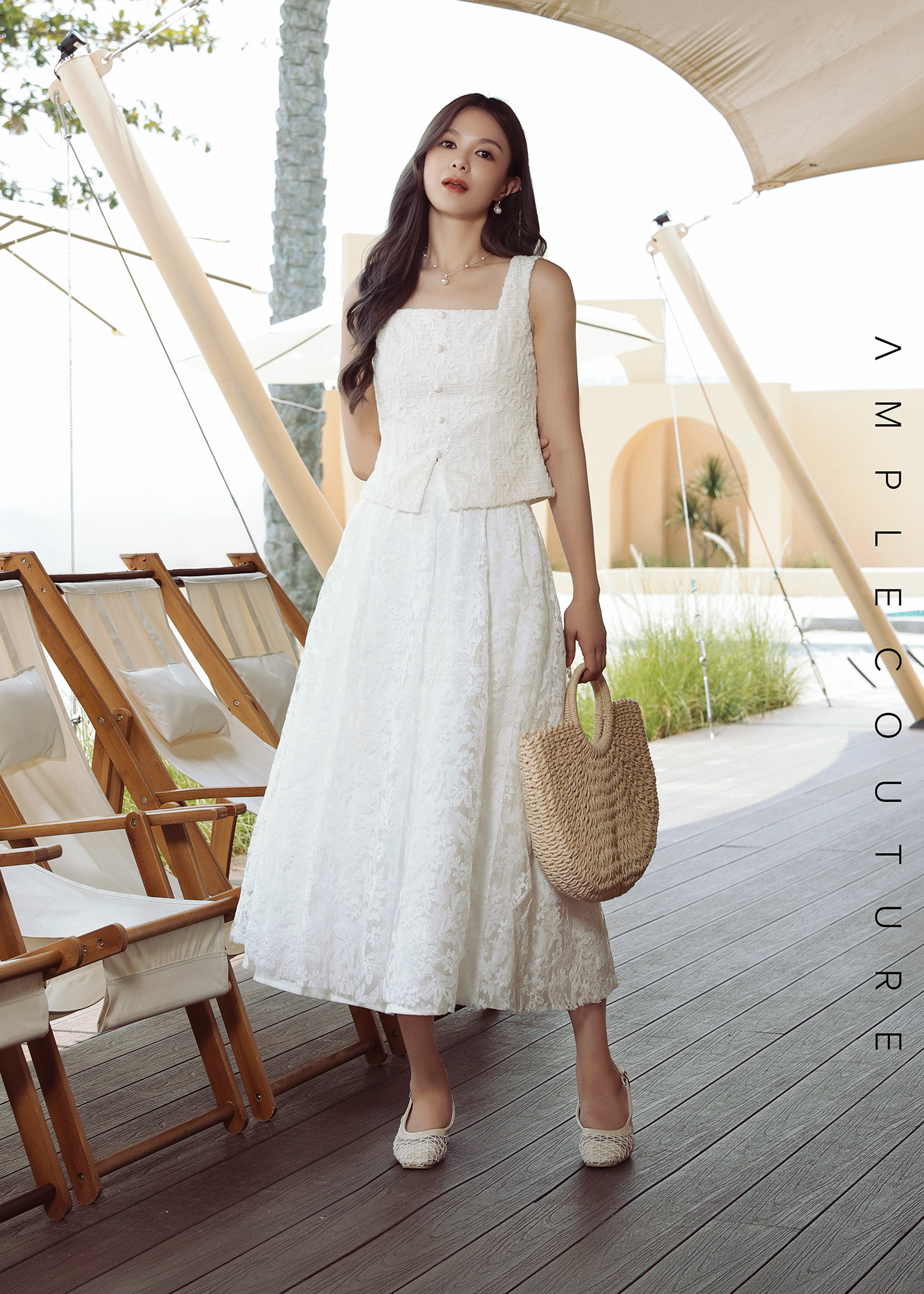 Soft Bloom Maxi Skirt AC255