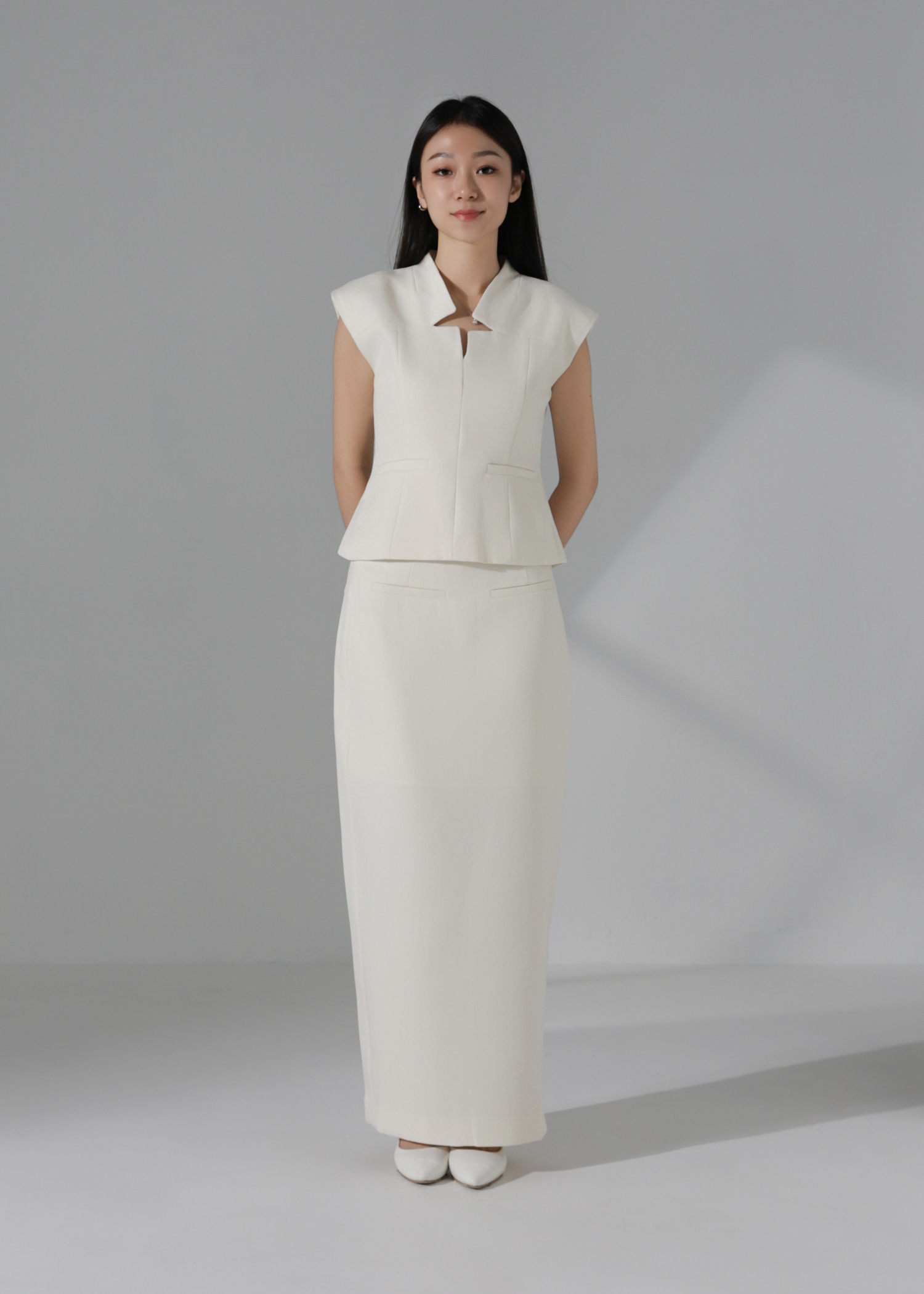 Smart Casual Collar Top AC924