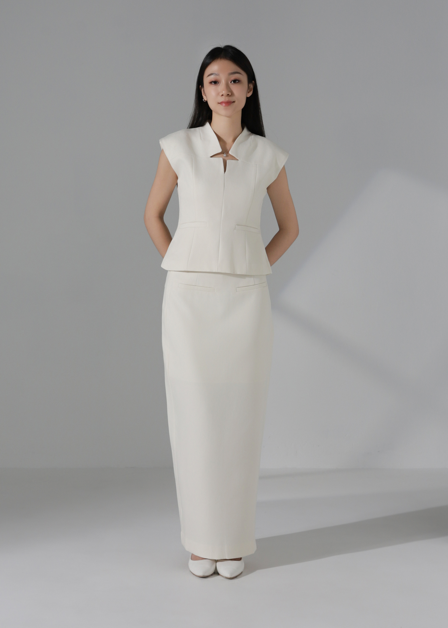 Smart Casual Midi Skirt AC295