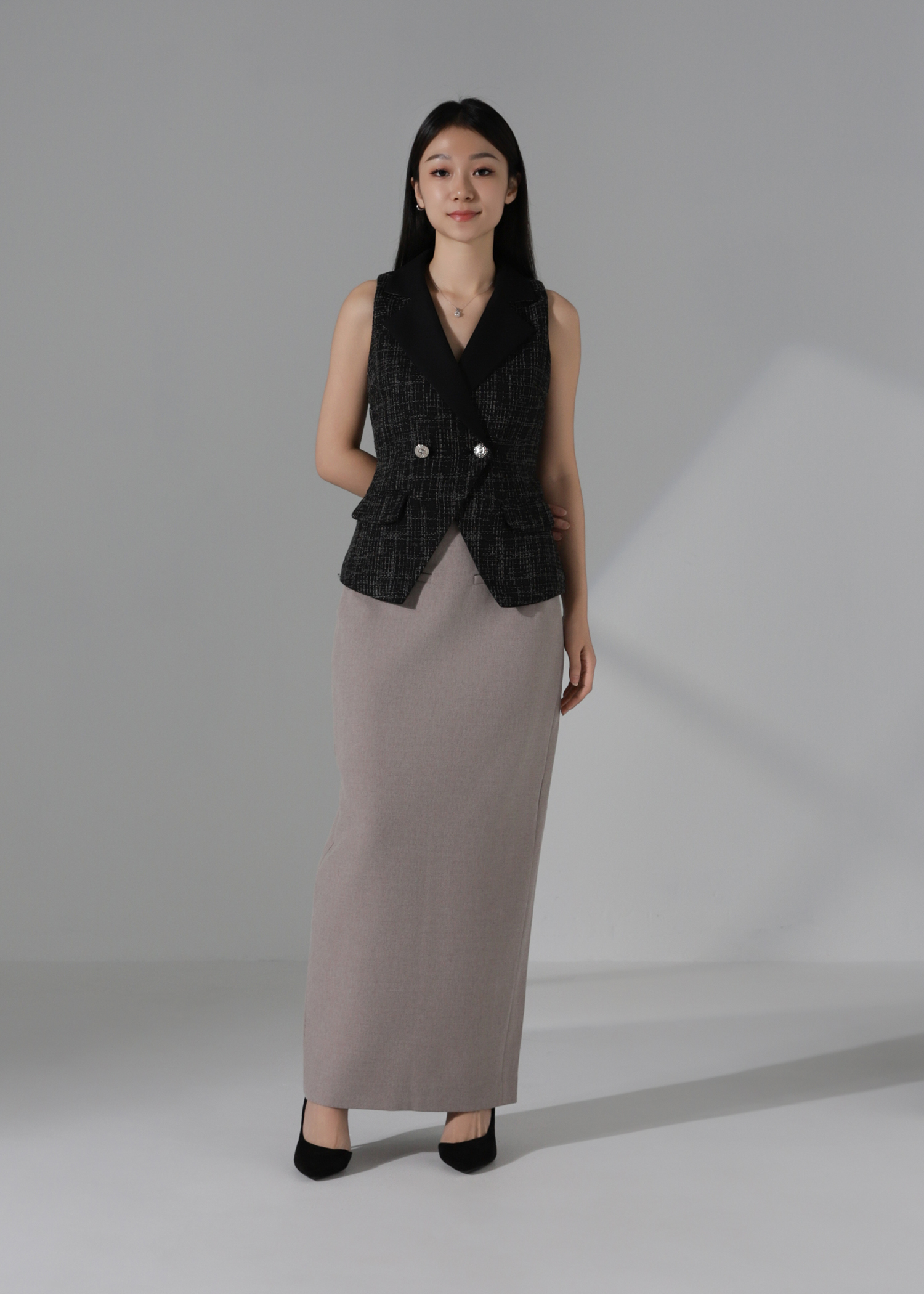 Smart Casual Midi Skirt AC295
