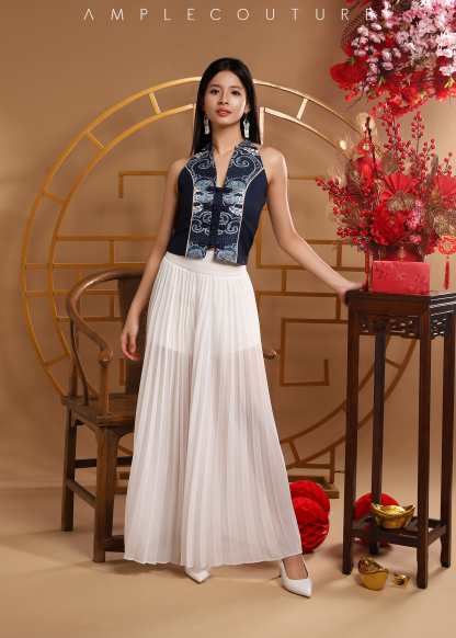 Halter Chinese Style Top AC334