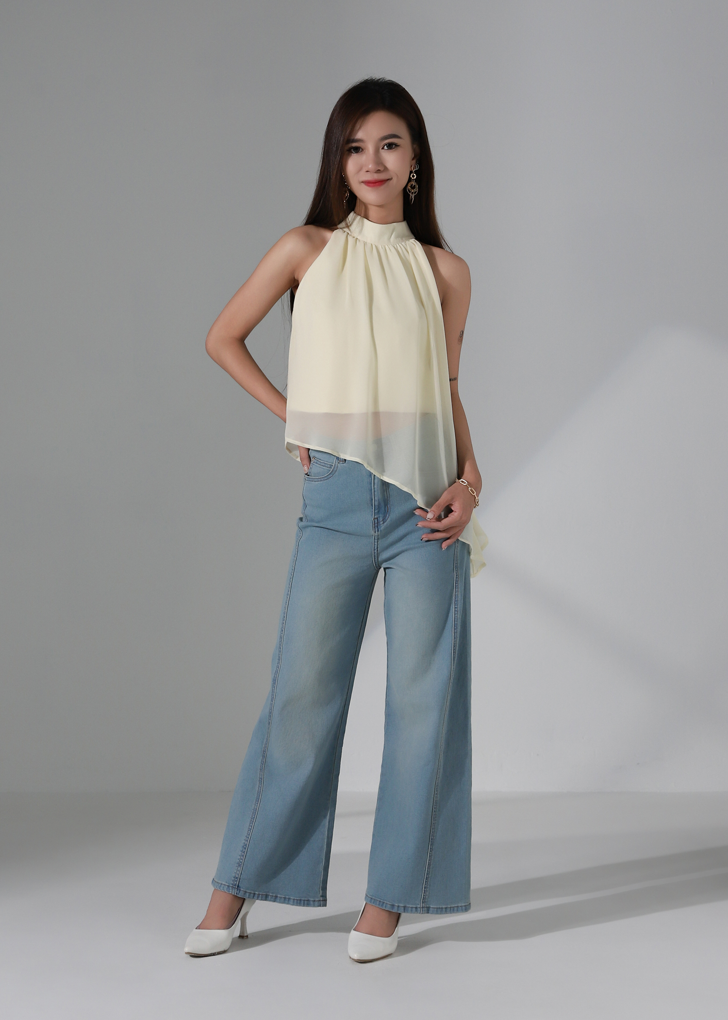 Flowy Chiffon Top AC347