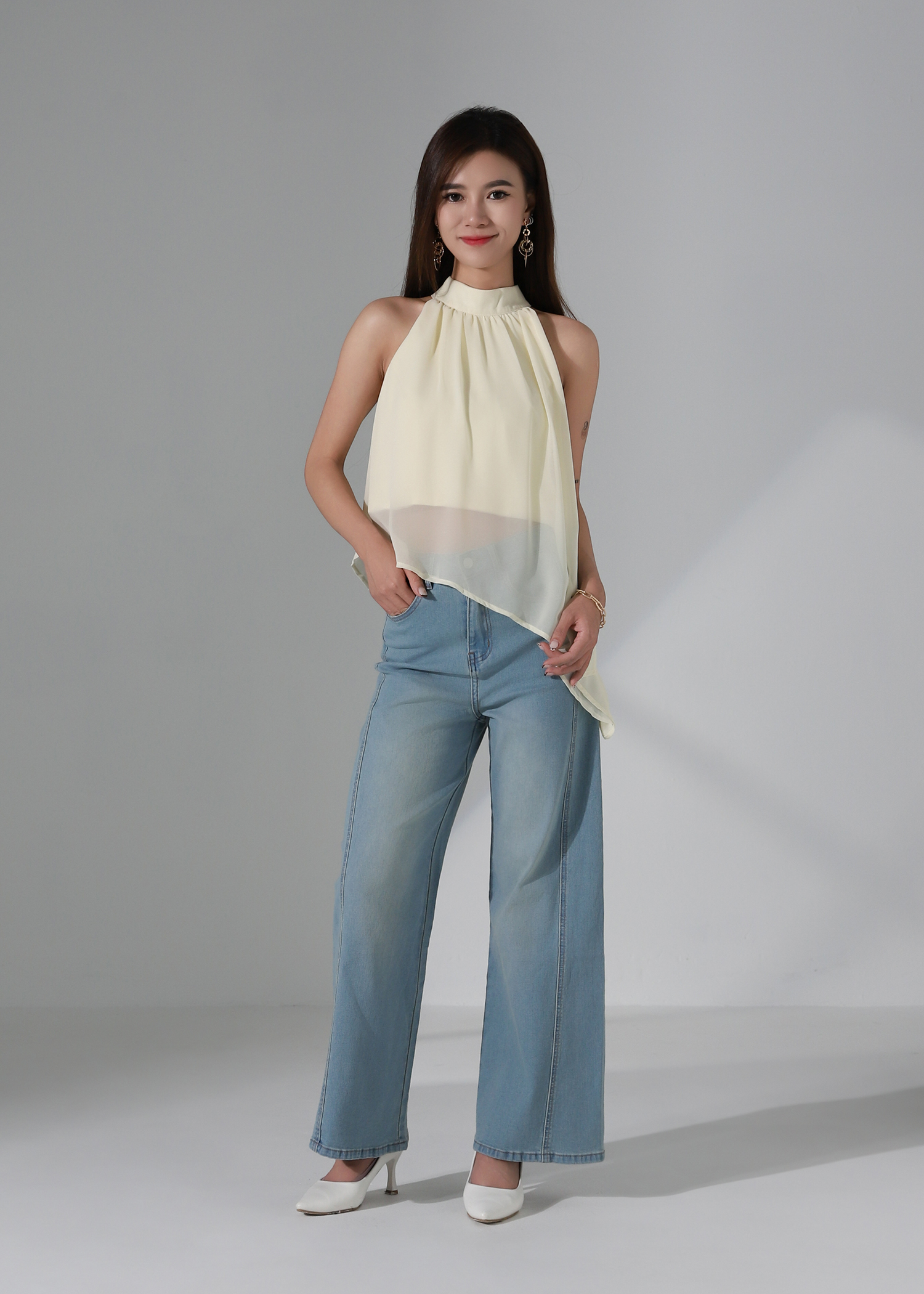 Flowy Chiffon Top AC347