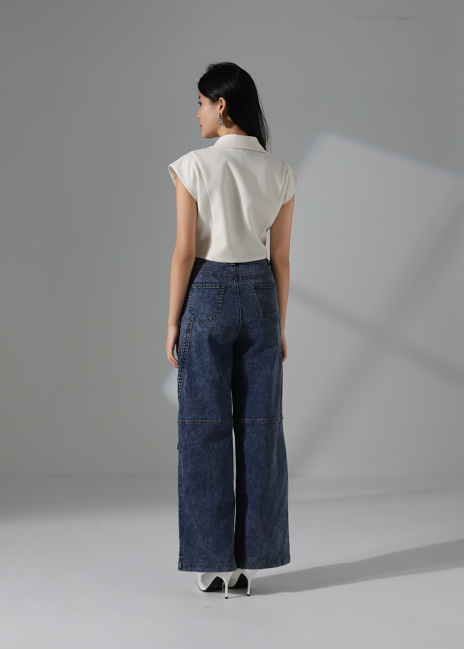 Luxury Cropped Trench Coat AC348