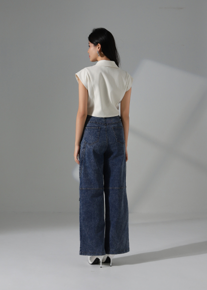 Luxury Cropped Trench Coat AC348