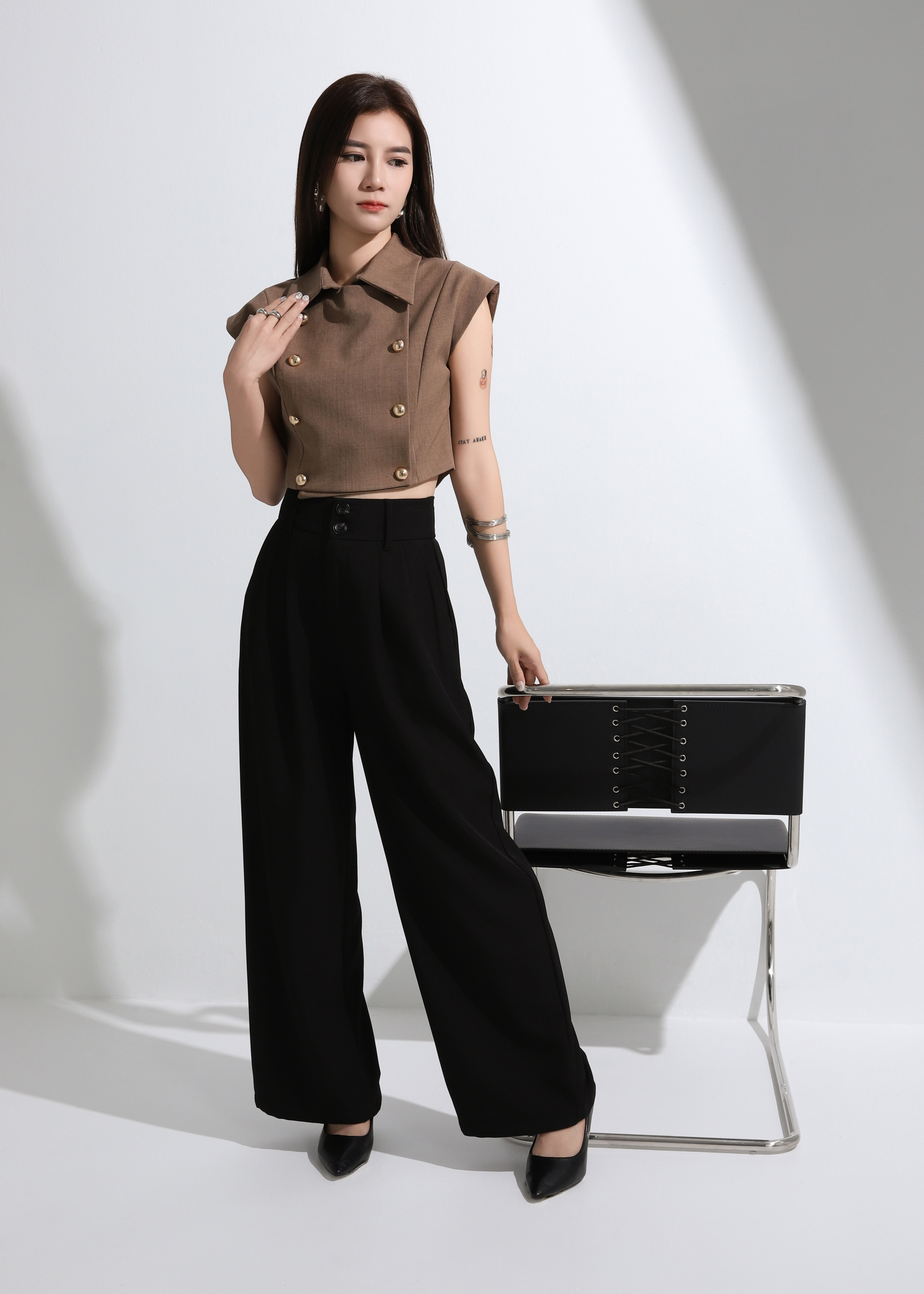 Modern Trench Vest Top AC348