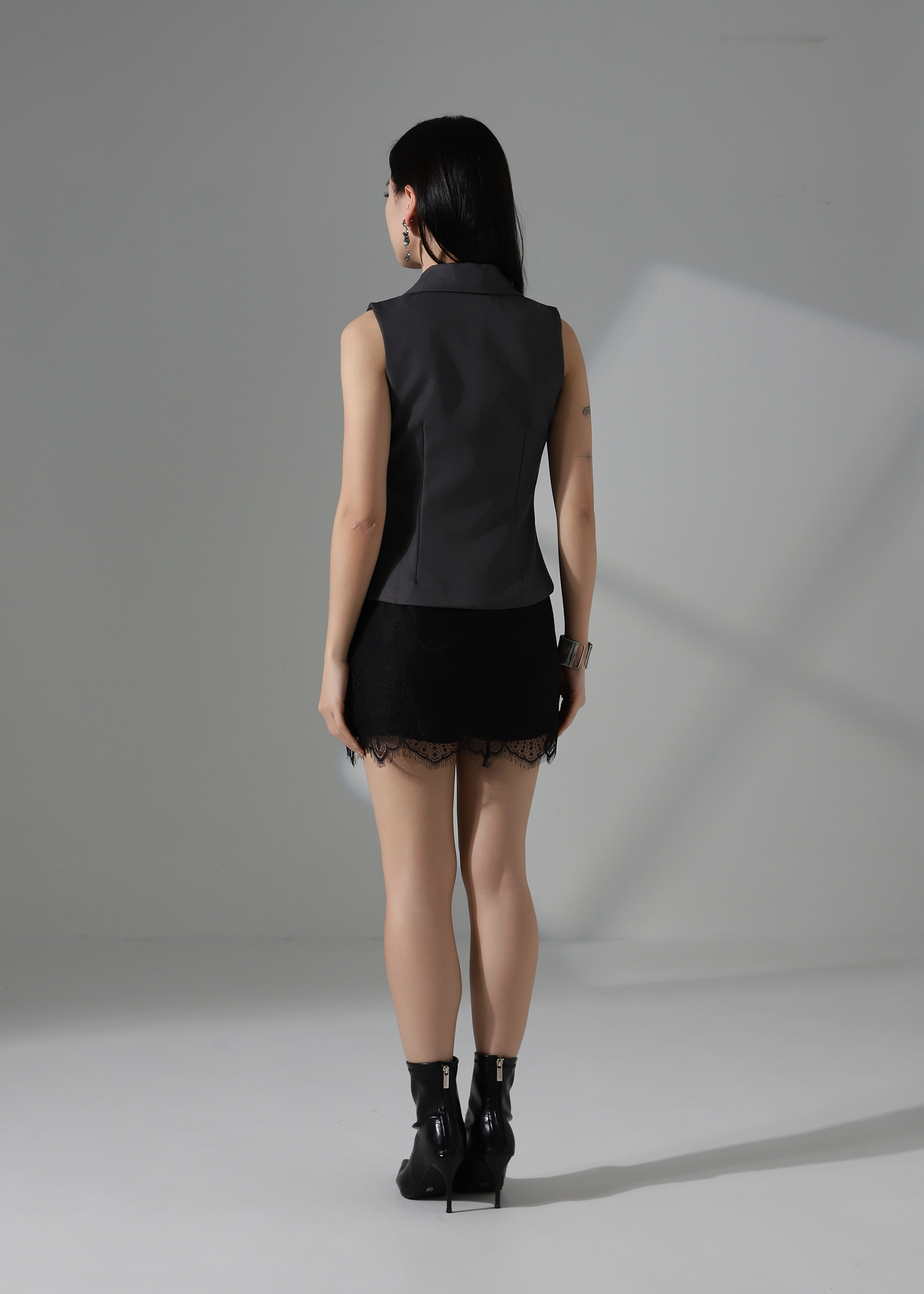 Formal Wear Irregular Lonf Top AC349