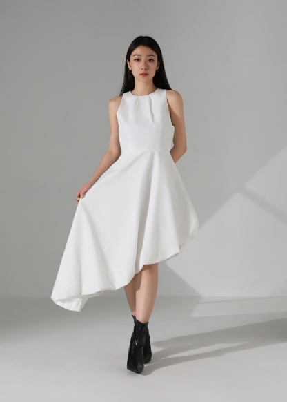 Sleeveless Bubble Dress AC355