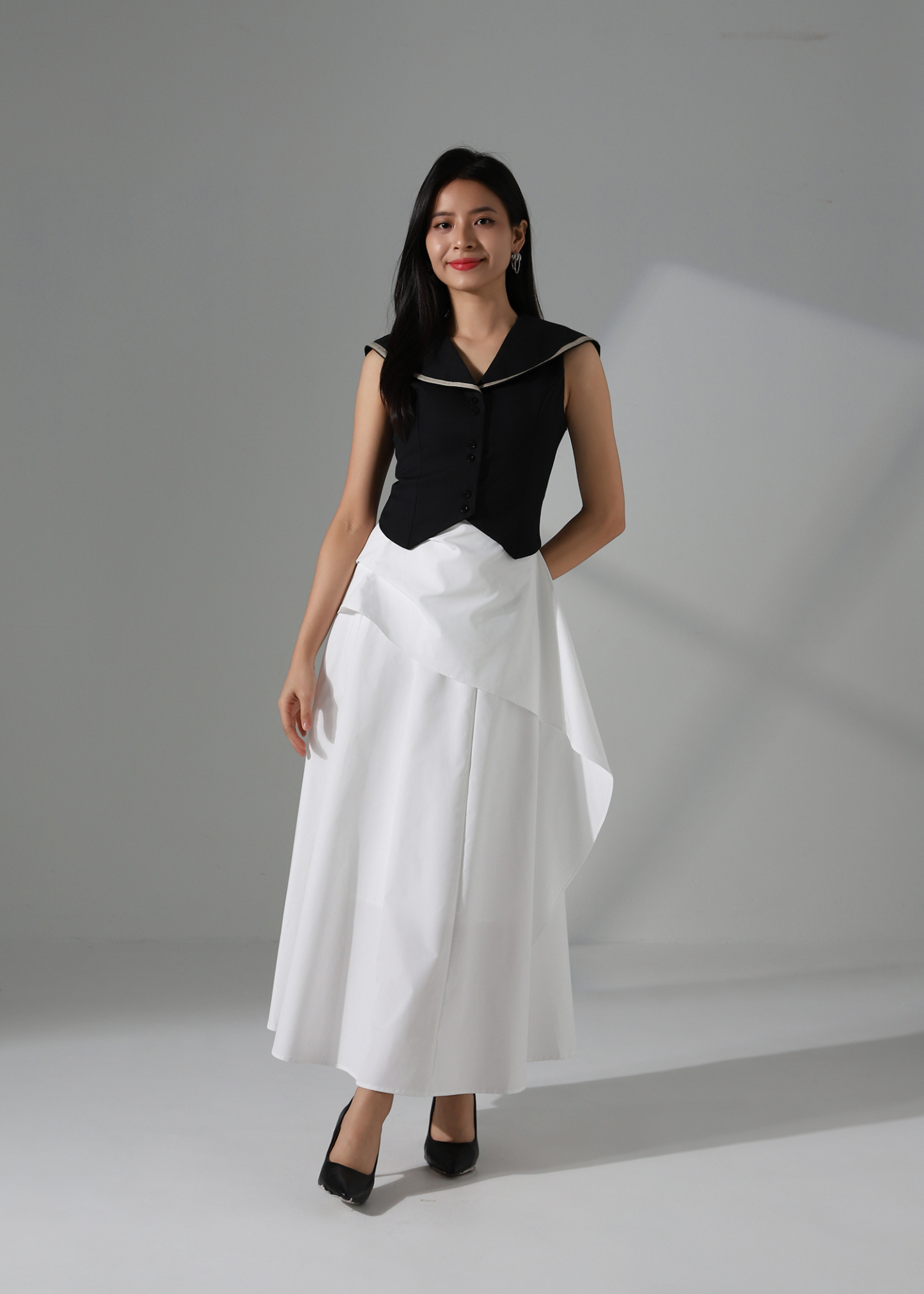 Formal Collar Top AC357