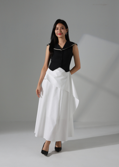 Formal Collar Top AC357