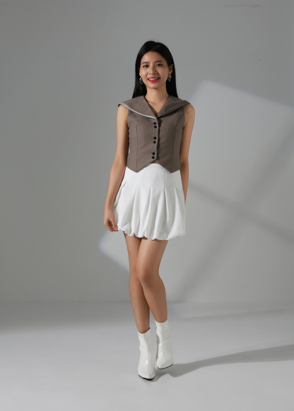 Formal Collar Top AC357